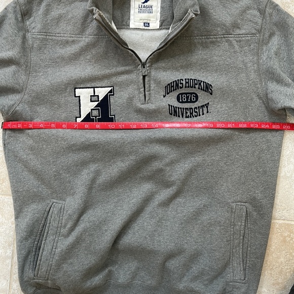 Johns Hopkins University Collegiate Outfitters 1/4 zip Johns w 2 pockets - Picture 6 of 9